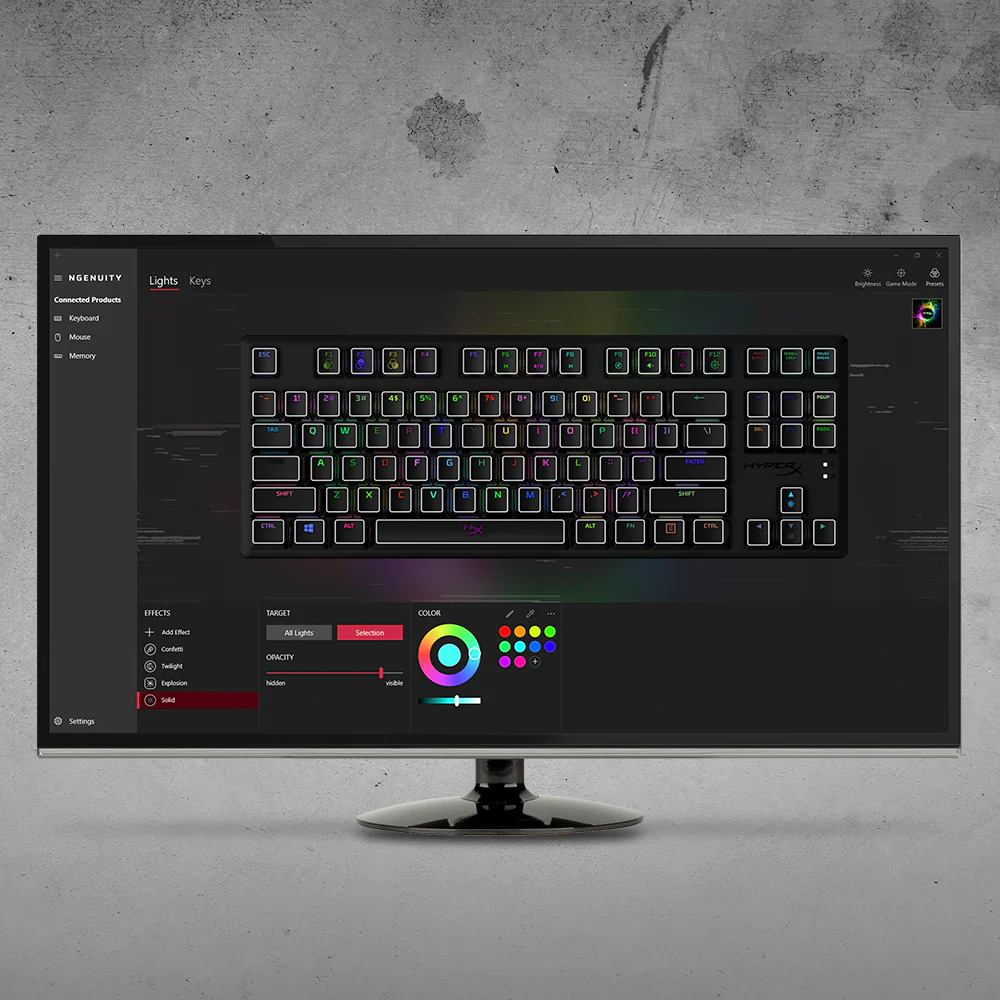 מקלדת גיימינג מכנית HyperX Alloy Origins Core -צבע שחור שנתיים אחריות ע"י היבואן הרשמי