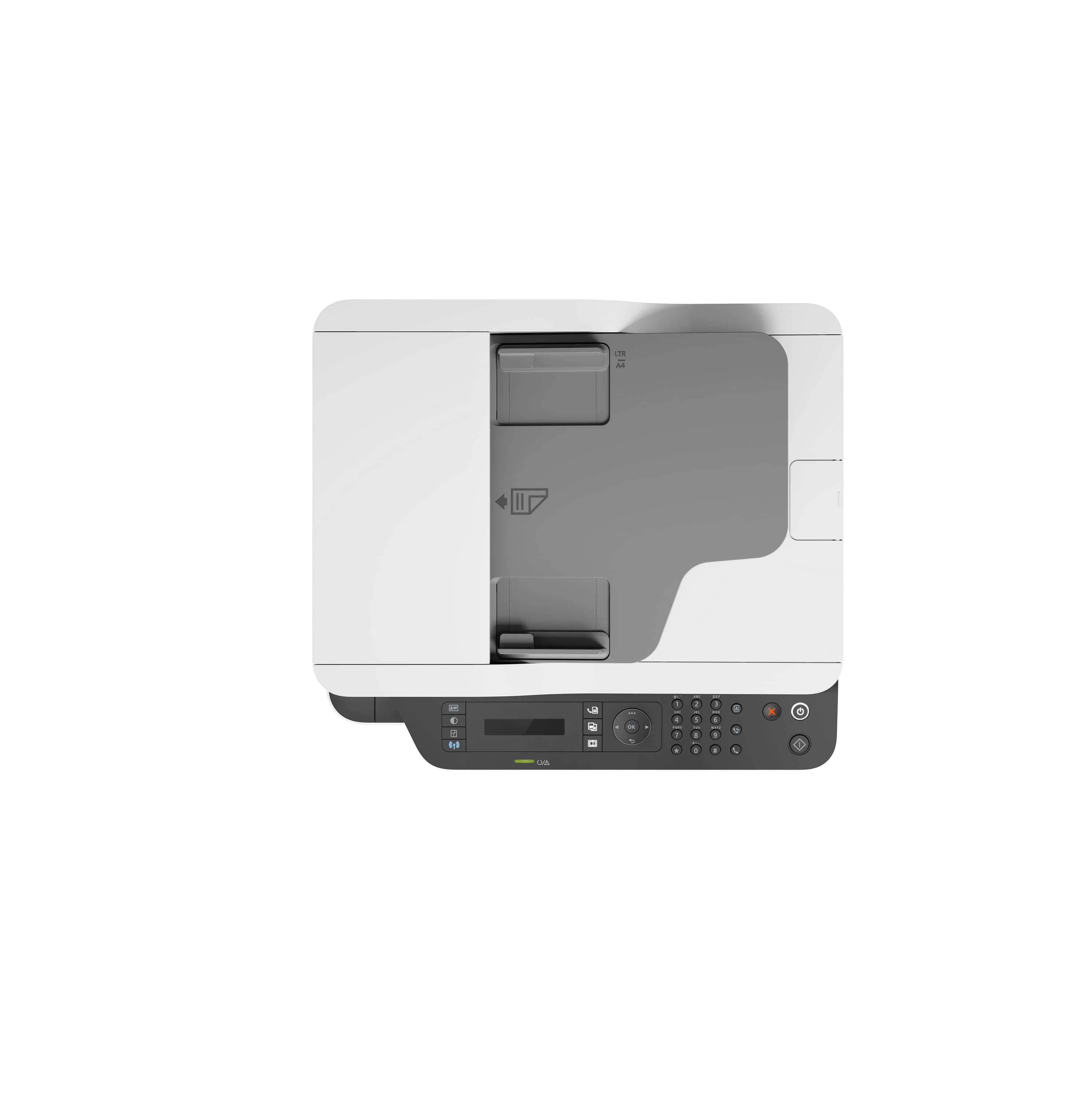 מדפסת לייזר אלחוטית משולבת HP Laser MFP 137fnw - צבע לבן שנה אחריות ע