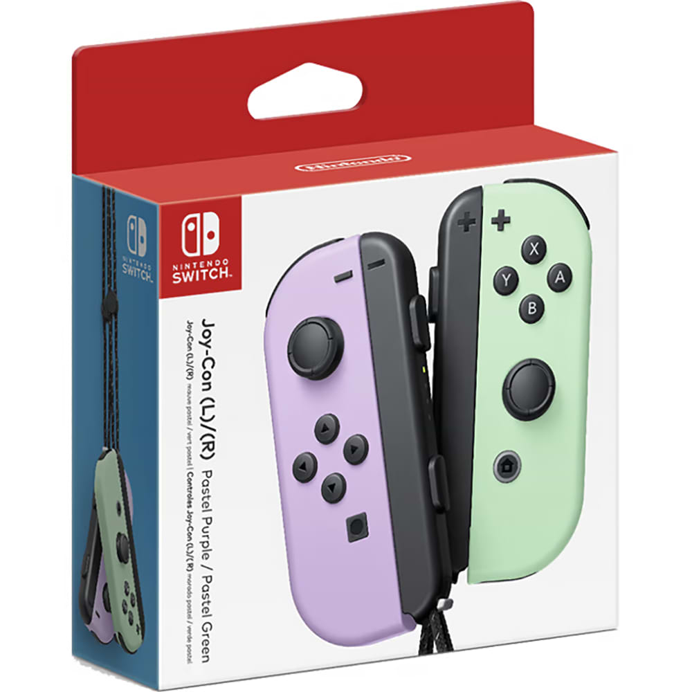 זוג בקרי שליטה Nintendo Switch Joy-Con Pair Pastel Purple/Pastel Green - צבע סגול/ירוק שנה אחריות ע
