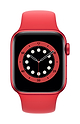 שעון חכם בצבע אדום Apple Watch Series 6 GPS 44mm  Aluminium Case Sport Band - שנה אחריות ע"י היבואן הרשמי