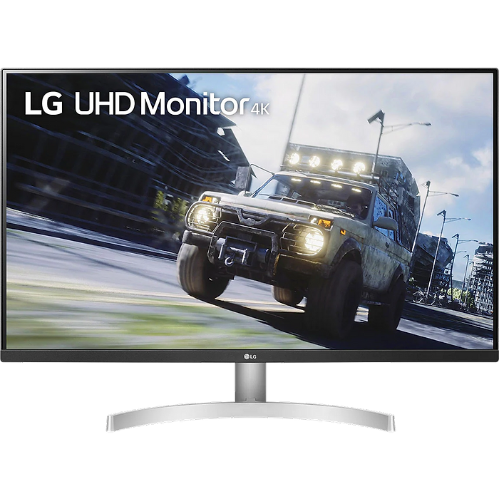 מסך מחשב LG 32UN500P-W 31.5 UHD 4K HDR AMD FreeSync - צבע לבן שלוש שנות אחריות עי היבואן הרשמי