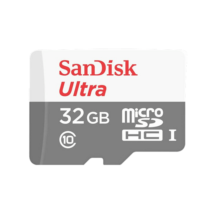 כרטיס זיכרון SanDisk Ultra microSDHC 32GB 100MB/s Class 10 UHS-I - חמש שנות אחריות עי היבואן הרשמי 