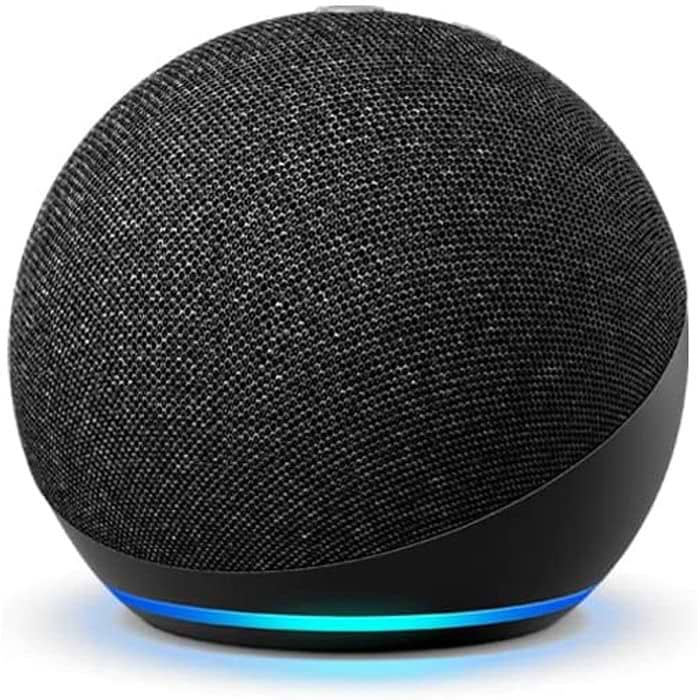רמקול חכם עם עוזרת קולית Amazon Echo Dot (4th Gen) Alexa - צבע שחור שנה אחריות 