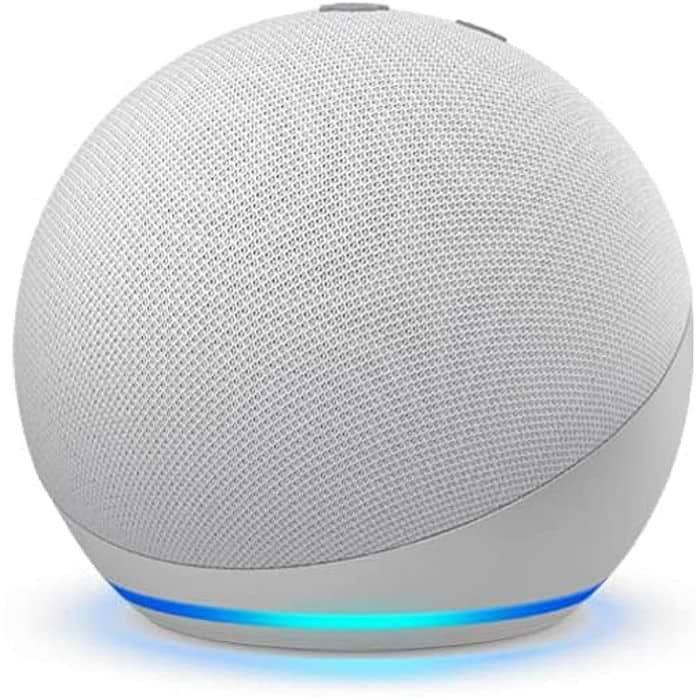 רמקול חכם עם עוזרת קולית Amazon Echo Dot (4th Gen) Alexa - צבע לבן שנה אחריות 