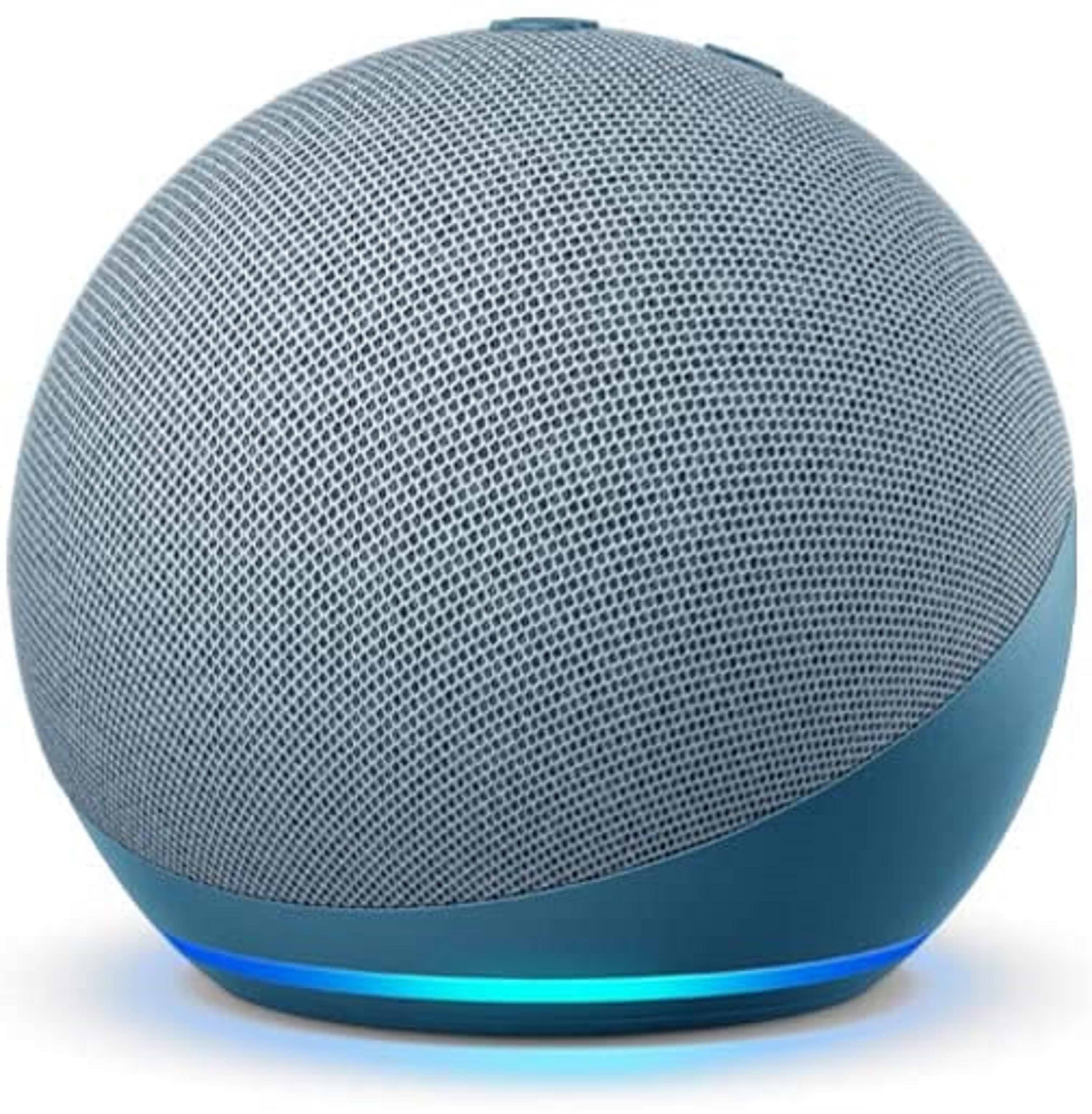 רמקול חכם עם עוזרת קולית Amazon Echo Dot (4th Gen) 2020 - צבע כחול שנה אחריות