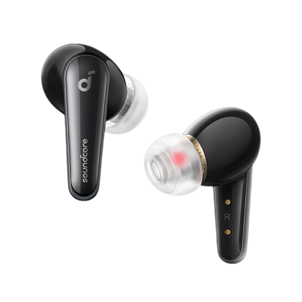 אוזניות אלחוטיות עם חיישן דופק Anker Soundcore ANC Liberty 4 TWS  - צבע שחור אחריות ע