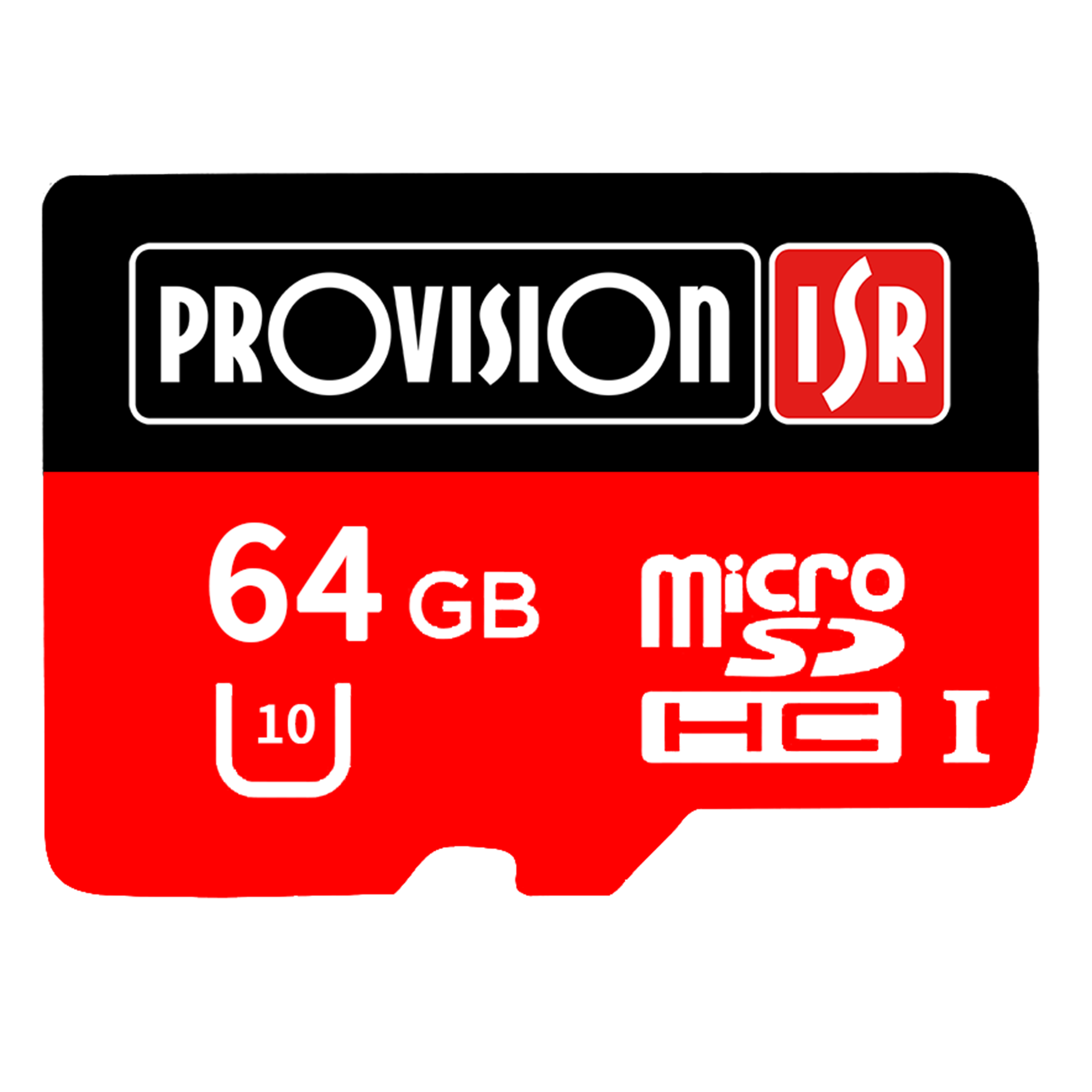 כרטיס זיכרון ProVision ISR Micro SD 64GB Class 10 80Mbps - שנתיים אחריות ע