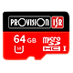 כרטיס זיכרון ProVision ISR Micro SD 64GB Class 10 80Mbps - שנתיים אחריות ע"י היבואן הרשמי