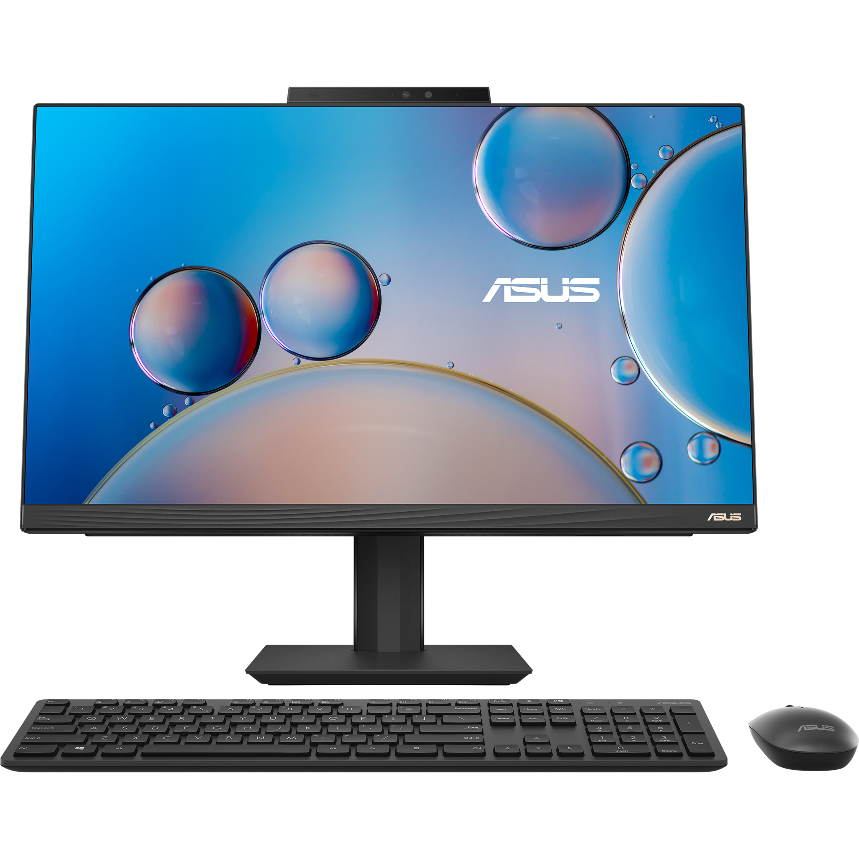 מחשב AIO עם מקלדת ועכבר אלחוטיים Asus A5402WVAK-BA044W Core i5-1340P 512GB SSD 16GB RAM Windows 11 - צבע שחור שנה אחריות ע
