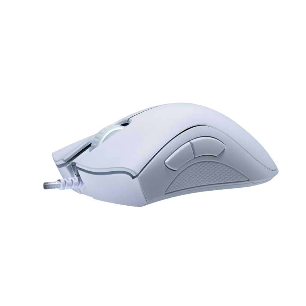 עכבר גיימינג חוטי Razer Deathadder Essential - צבע לבן שנתיים אחריות ע