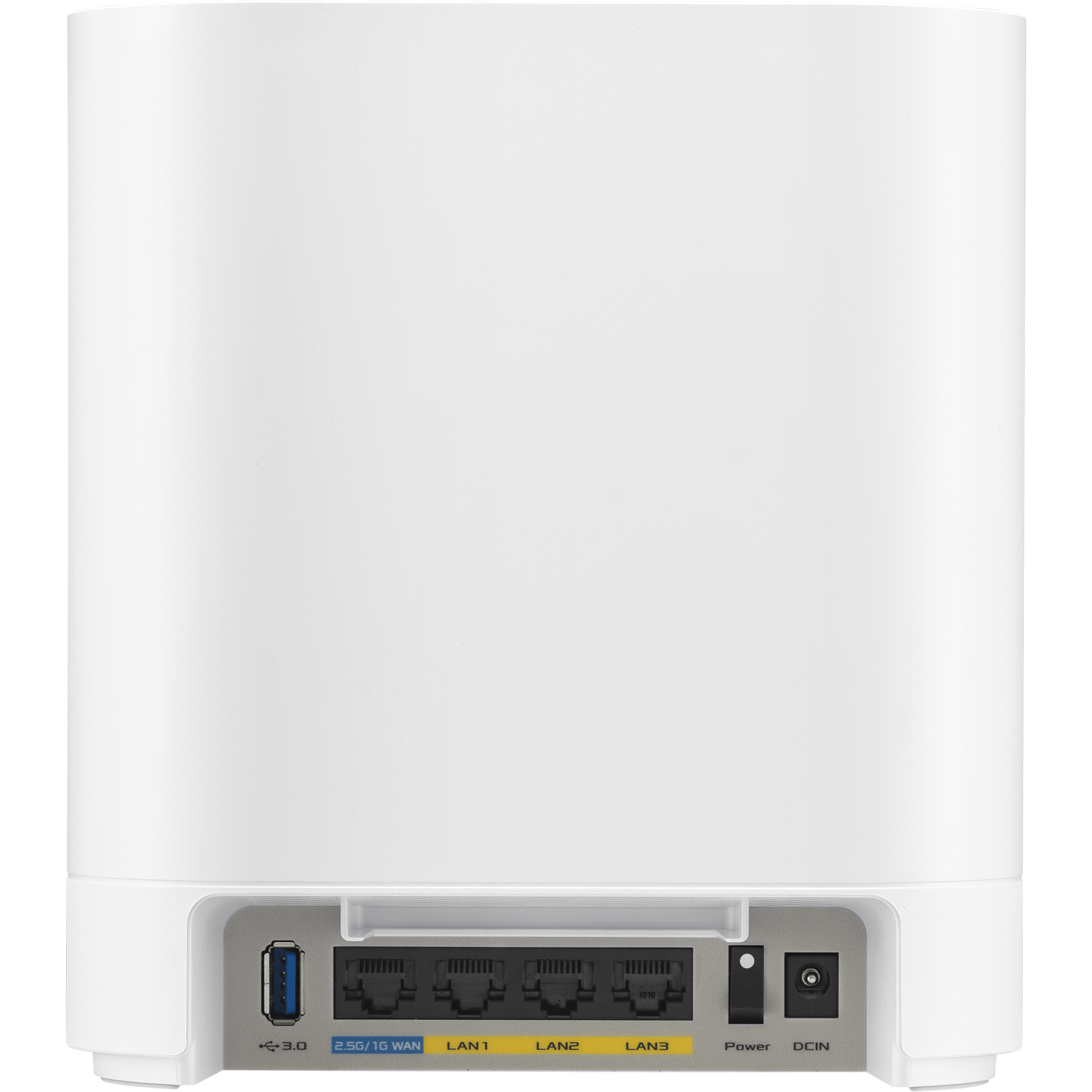 ראוטר אלחוטי Asus ExpertWiFi EBM68 AX7800 WiFi 6 שתי יחידות - צבע לבן שלוש שנות אחריות ע