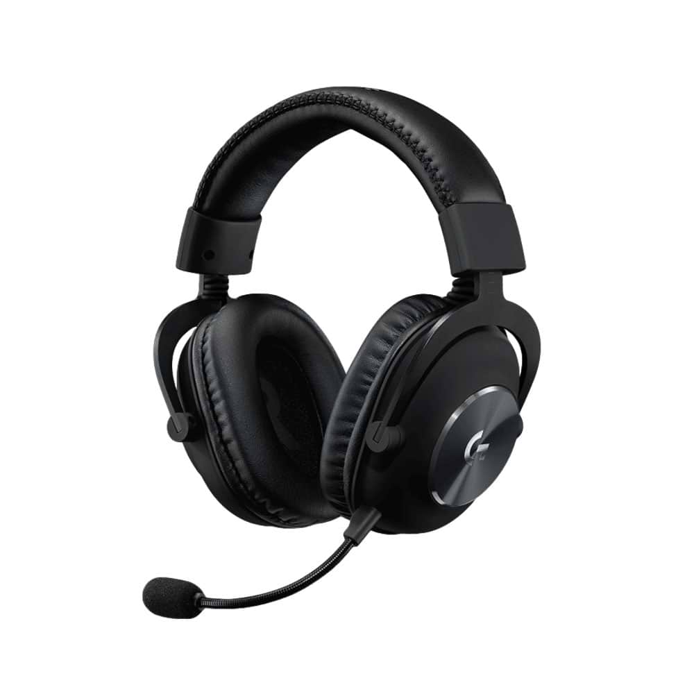 אוזניות גיימינג חוטיות Logitech G Pro X - צבע שחור שנתיים אחריות ע