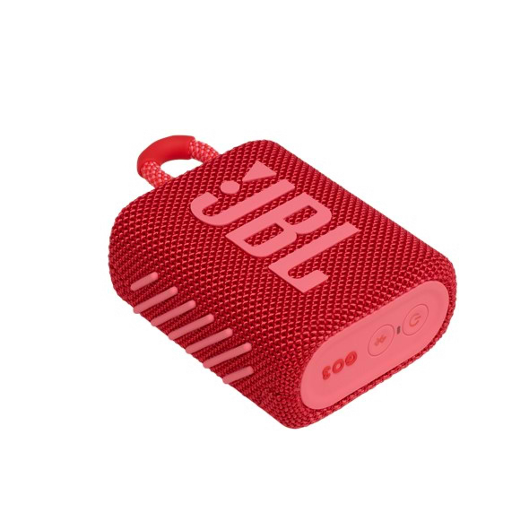 רמקול אלחוטי דגם JBL GO 3 - צבע אדום שנה אחריות ע