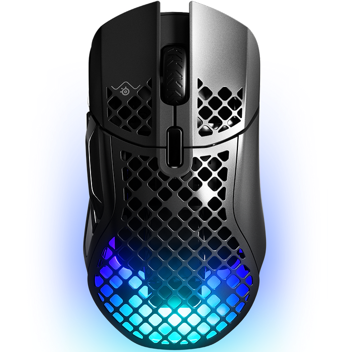 עכבר גיימינג אלחוטי SteelSeries Aerox 5 Wireless - צבע שחור שנתיים אחריות עי היבואן הרשמי