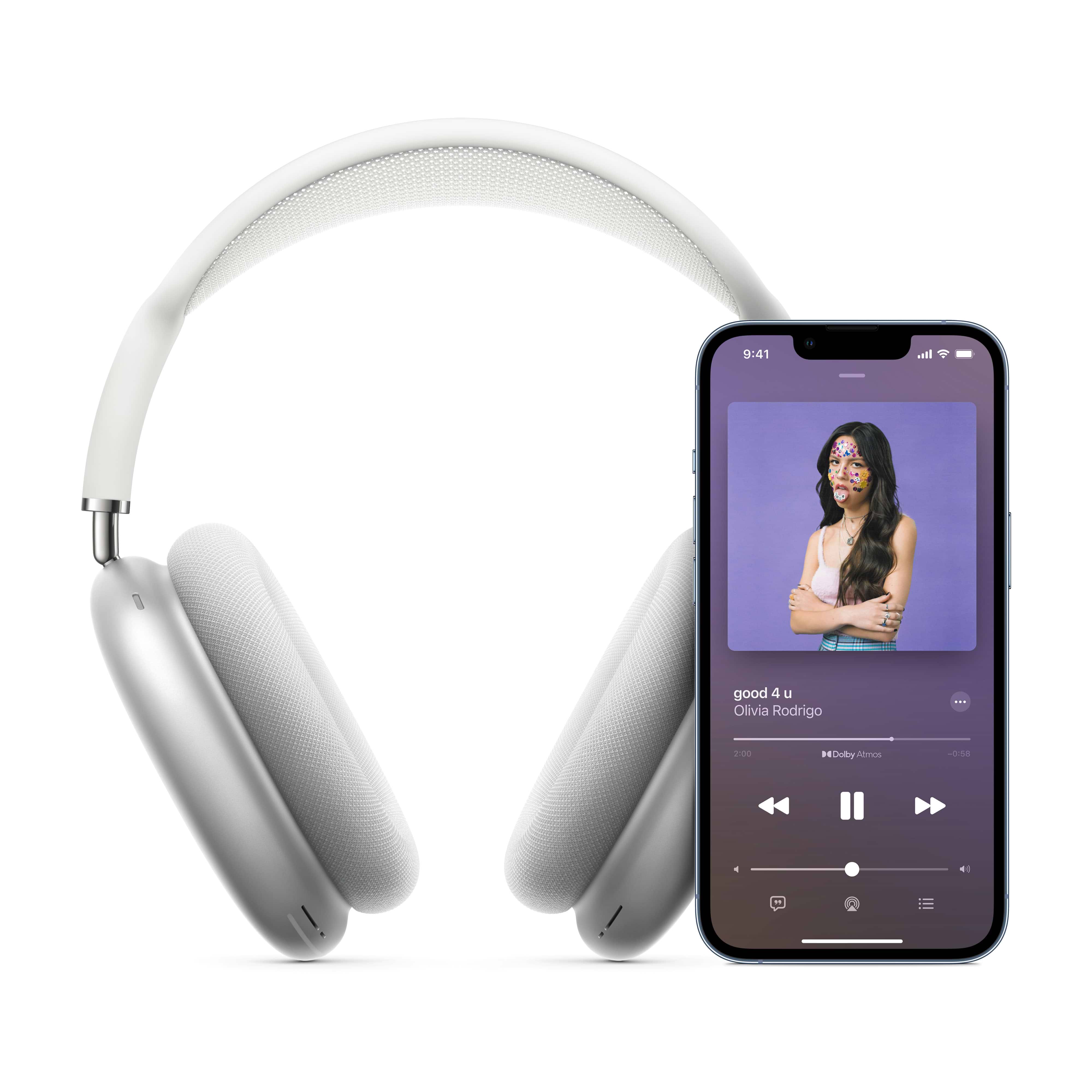 אוזניות אלחוטיות Apple AirPods Max -  צבע אפור חלל שנה אחריות ע