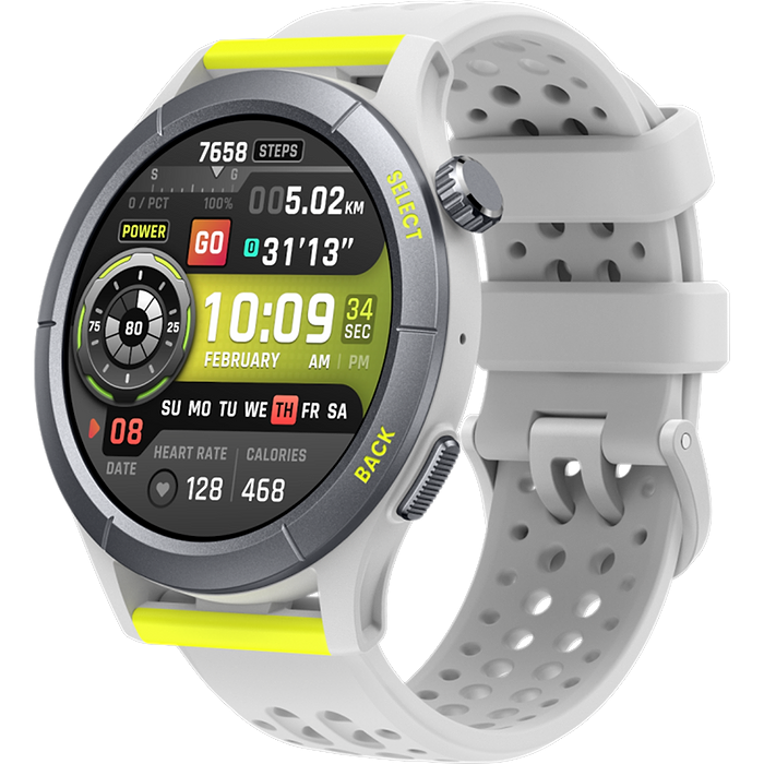 שעון ספורט חכם Amazfit Cheetah (Round) GPS 47mm - צבע אפור שנה אחריות עי היבואן הרשמי