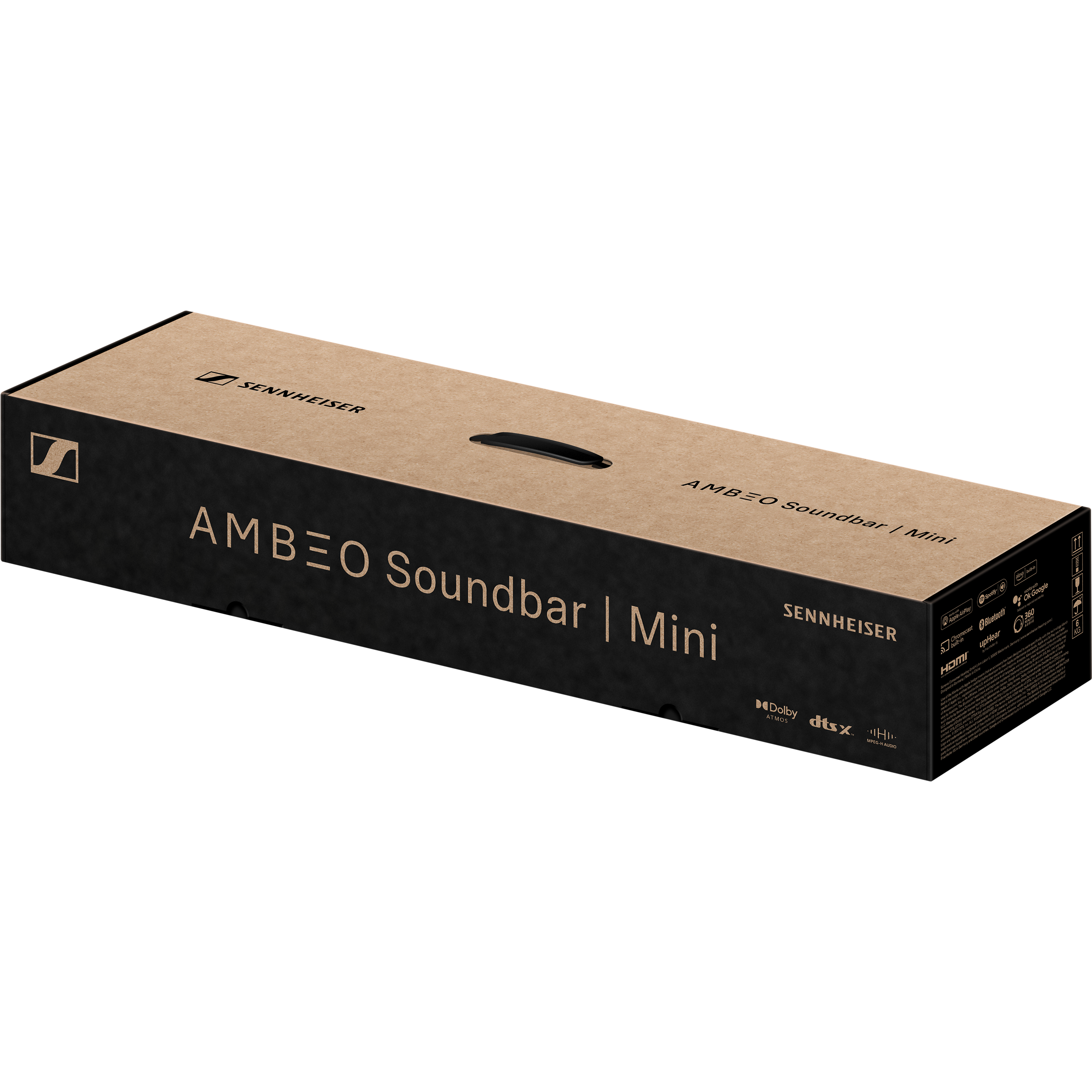 מקרן קול Sennheiser AMBEO Mini 7.1.4 250W - צבע שחור שנתיים אחריות ע