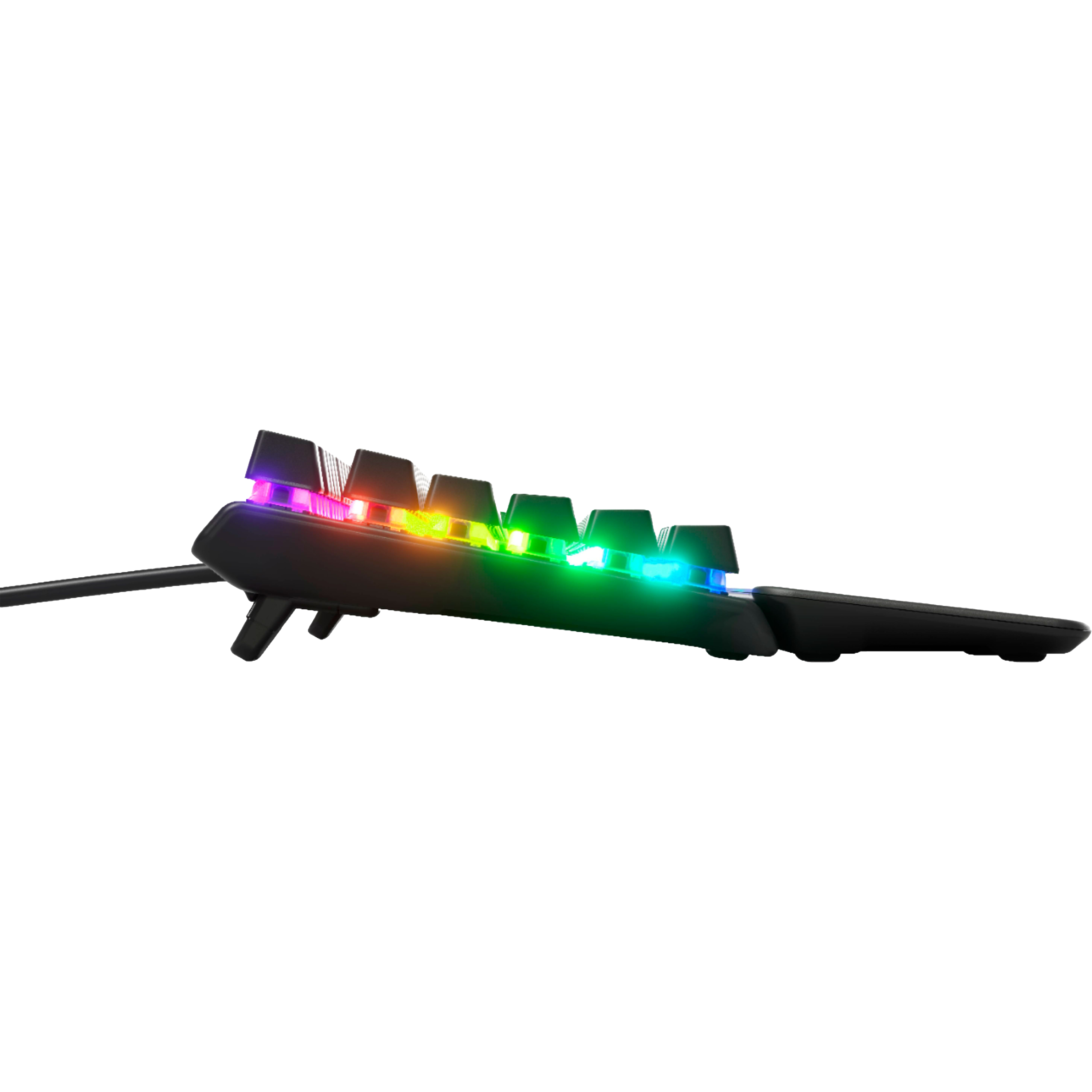 מקלדת גיימינג מכאנית חוטית SteelSeries Apex Pro RGB - צבע שחור שנתיים אחריות ע