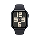שעון חכם - Apple Watch SE (2023) GPS 44mm Midnight Aluminium Case with Midnight Sport Band  S/M  - צבע שחור חצות שנה אחריות ע"י היבואן הרשמי