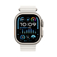 שעון חכם - Apple Watch Ultra 2 GPS + Cellular, 49mm Titanium Case with White Ocean Band -  שנה אחריות ע"י היבואן הרשמי