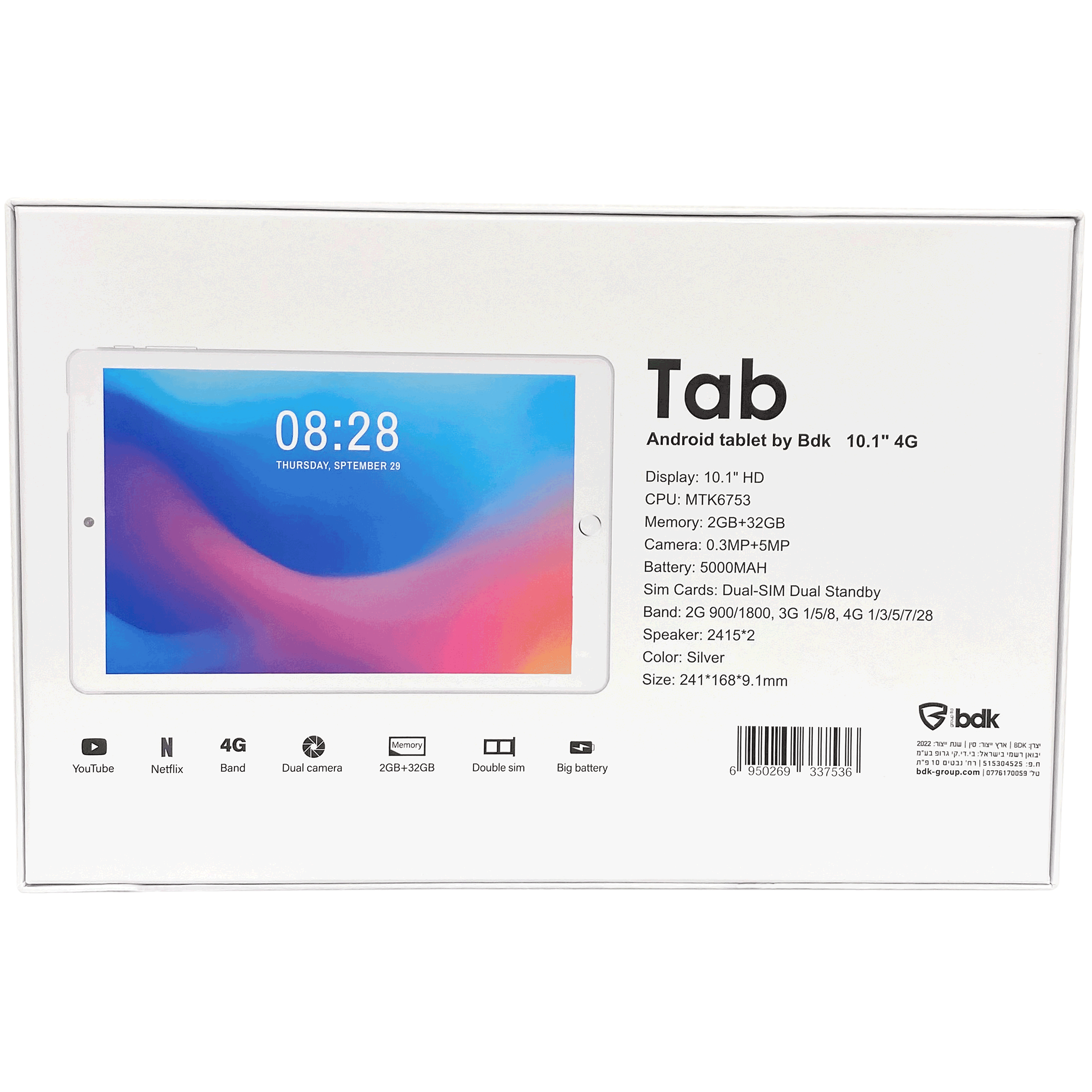 טאבלט BDK Tab 10.1
