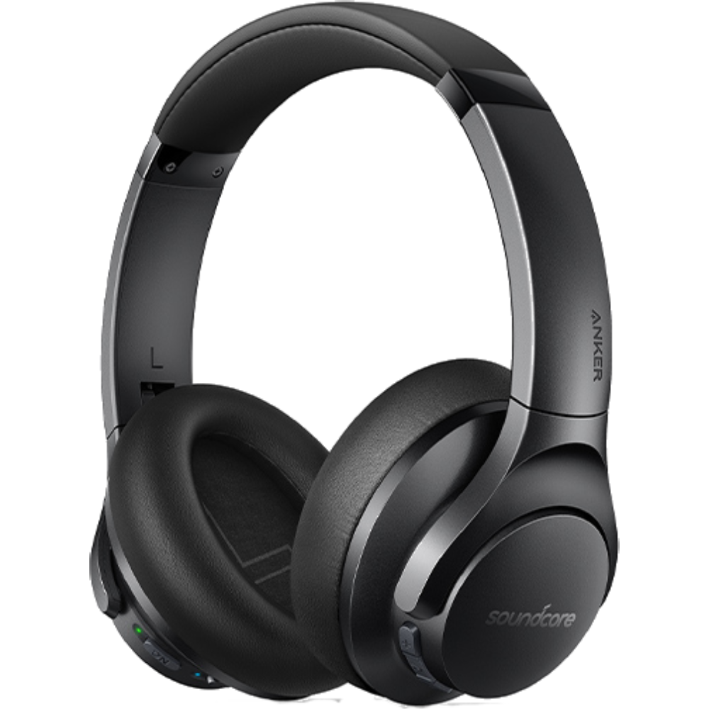 אוזניות קשת אלחוטיות Anker Soundcore Life Q20 Plus - צבע שחור אחריות ע