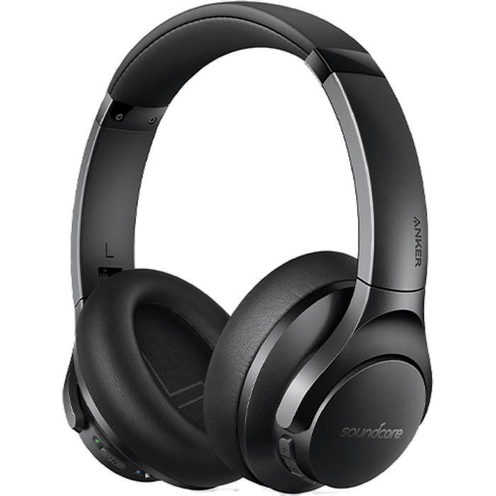 אוזניות קשת אלחוטיות Anker Soundcore Life Q20 Plus - צבע שחור אחריות עי היבואן הרשמי
