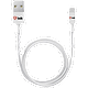 כבל טעינה וסנכרון BDK USB Type-C באורך 1 מטר - צבע לבן