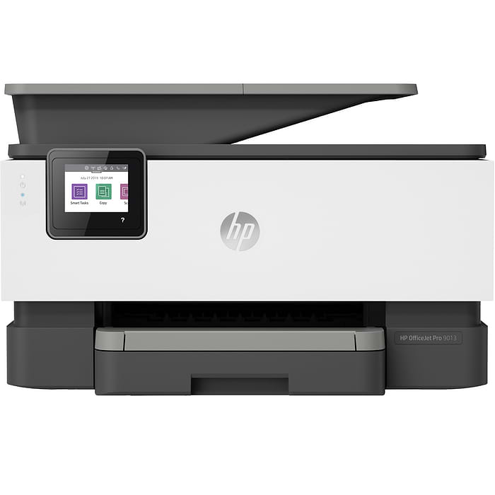 מדפסת אלחוטית משולבת HP OfficeJet Pro 9013 AIO - צבע לבן ושחור שנה אחריות עי יבואן הרשמי