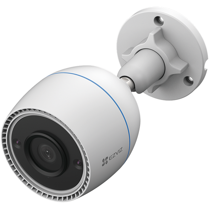 מצלמת אבטחה חיצונית עם ראיית לילה Ezviz C3TN 1080P FHD - צבע לבן שנה אחריות עי היבואן הרשמי
