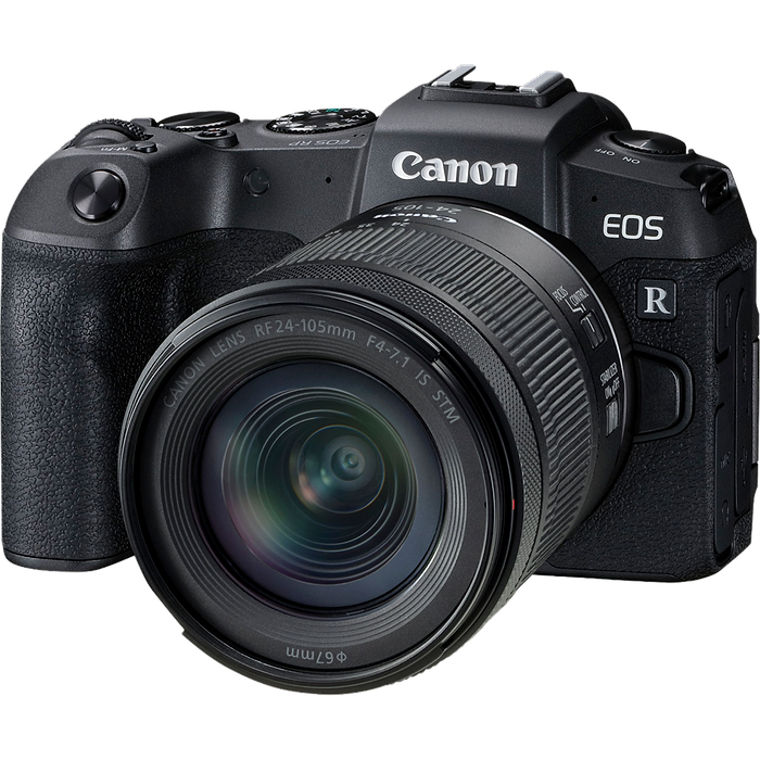 מצלמה דיגיטלית ללא מראה כולל עדשה Canon EOS RP RF 24-105mm f/4-7.1 IS STM - צבע שחור שלוש שנות אחריות עי היבואן הרשמי