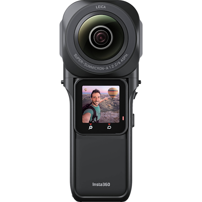 מצלמת אקסטרים 360° Insta360 One RS 1-Inch 360 Edition 6K IPX3 - צבע שחור שנה אחריות עי היבואן הרשמי