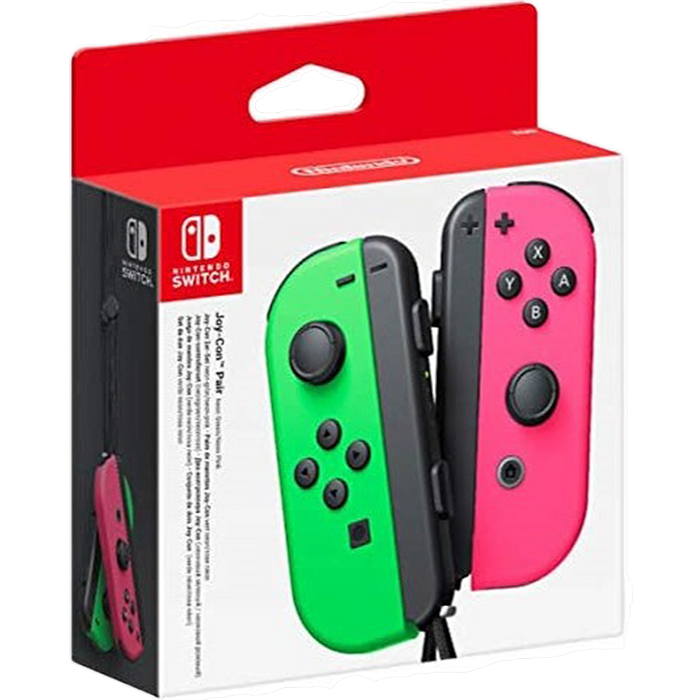 זוג בקרי שליטה Nintendo Switch Joy-Con Pair Neon Green/Pink - צבע ירוק/ורוד שנה אחריות עי היבואן הרשמי