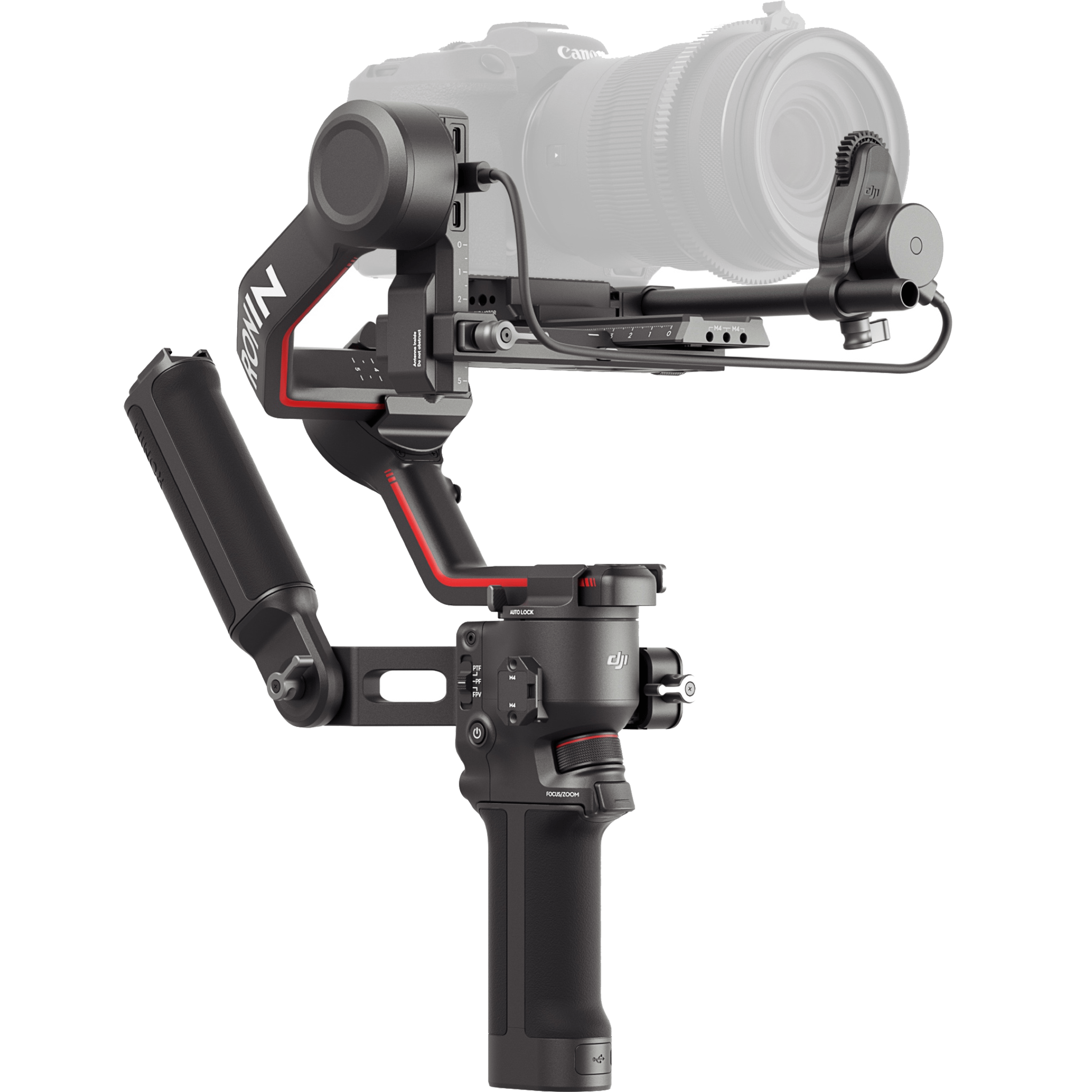 ערכת מייצב למצלמה DJI Ronin RS 3 Combo - צבע שחור שנה אחריות ע
