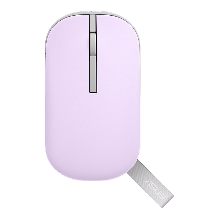 עכבר אלחוטי Asus Marshmallow MD100 - צבע סגול שנה אחריות עי היבואן הרשמי