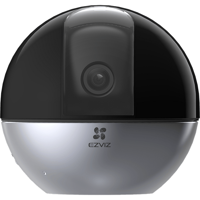 מצלמת אבטחה חכמה עם ראיית לילה Ezviz E6 3K - צבע שחור ואפור שנה אחריות עי היבואן הרשמי