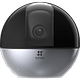 מצלמת אבטחה חכמה עם ראיית לילה Ezviz E6 3K - צבע שחור ואפור שנה אחריות ע"י היבואן הרשמי