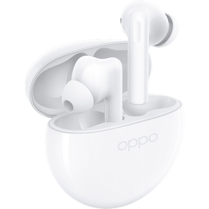 אוזניות אלחוטיות Oppo Enco Buds 2 TWS IPX4 - צבע לבן שנה אחריות עי היבואן הרשמי