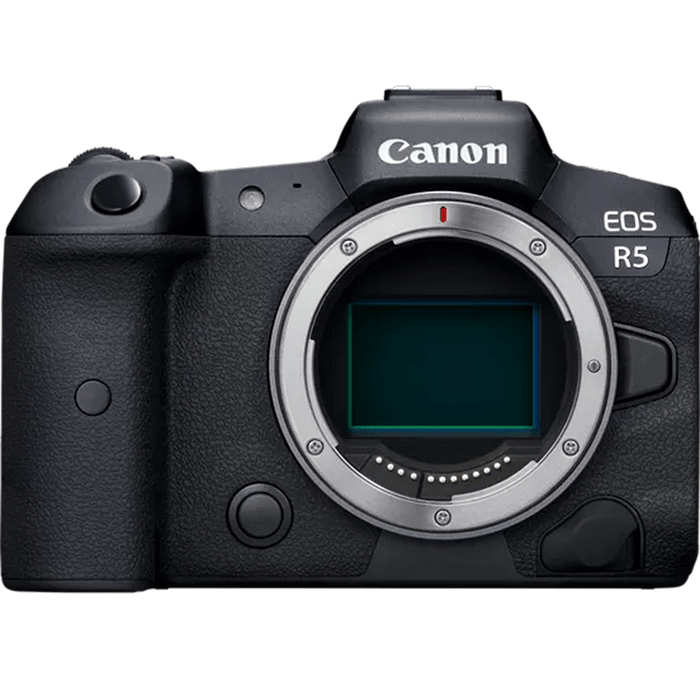 מצלמה ללא מראה דיגיטלית גוף בלבד Canon EOS R5 Mirrorless 45MP 8K DIGIC X CMOS - צבע שחור שלוש שנות אחריות עי יבואן הרשמי