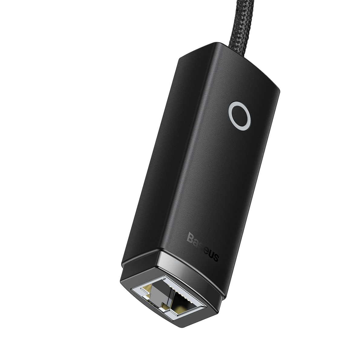 מתאם רשת Baseus Ethernet Adapter USB-A to RJ45 (100Mbps) - צבע שחור שנה אחריות ע