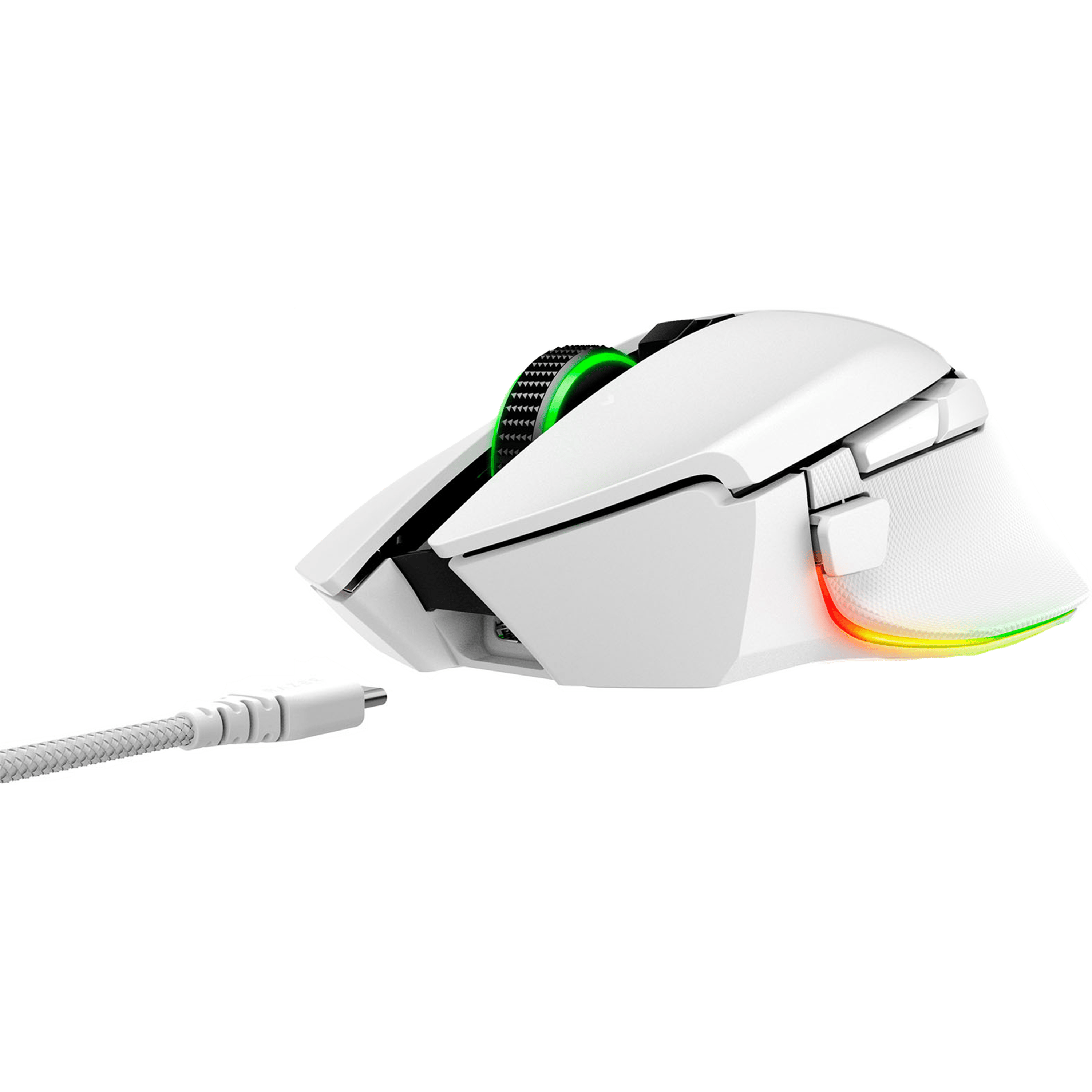 עכבר גיימינג אלחוטי Razer Basilisk V3 Pro - צבע לבן שנתיים אחריות ע