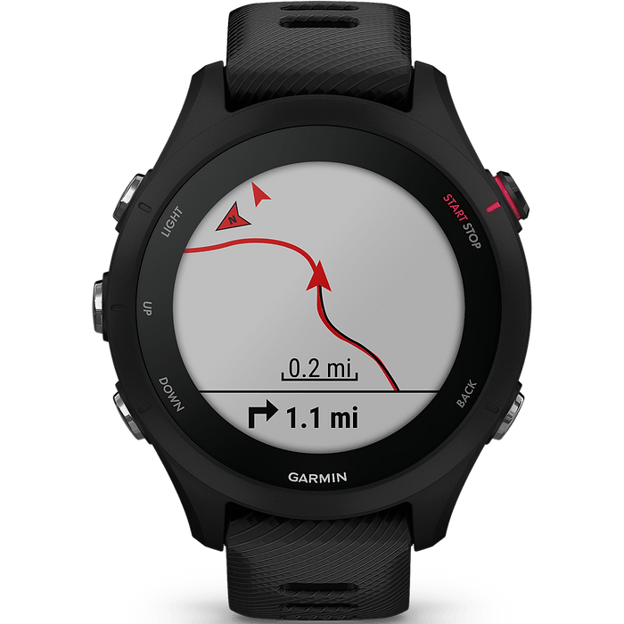 שעון ספורט חכם Garmin Forerunner 255S Music 41mm - צבע שחור שנתיים אחריות עי היבואן הרשמי