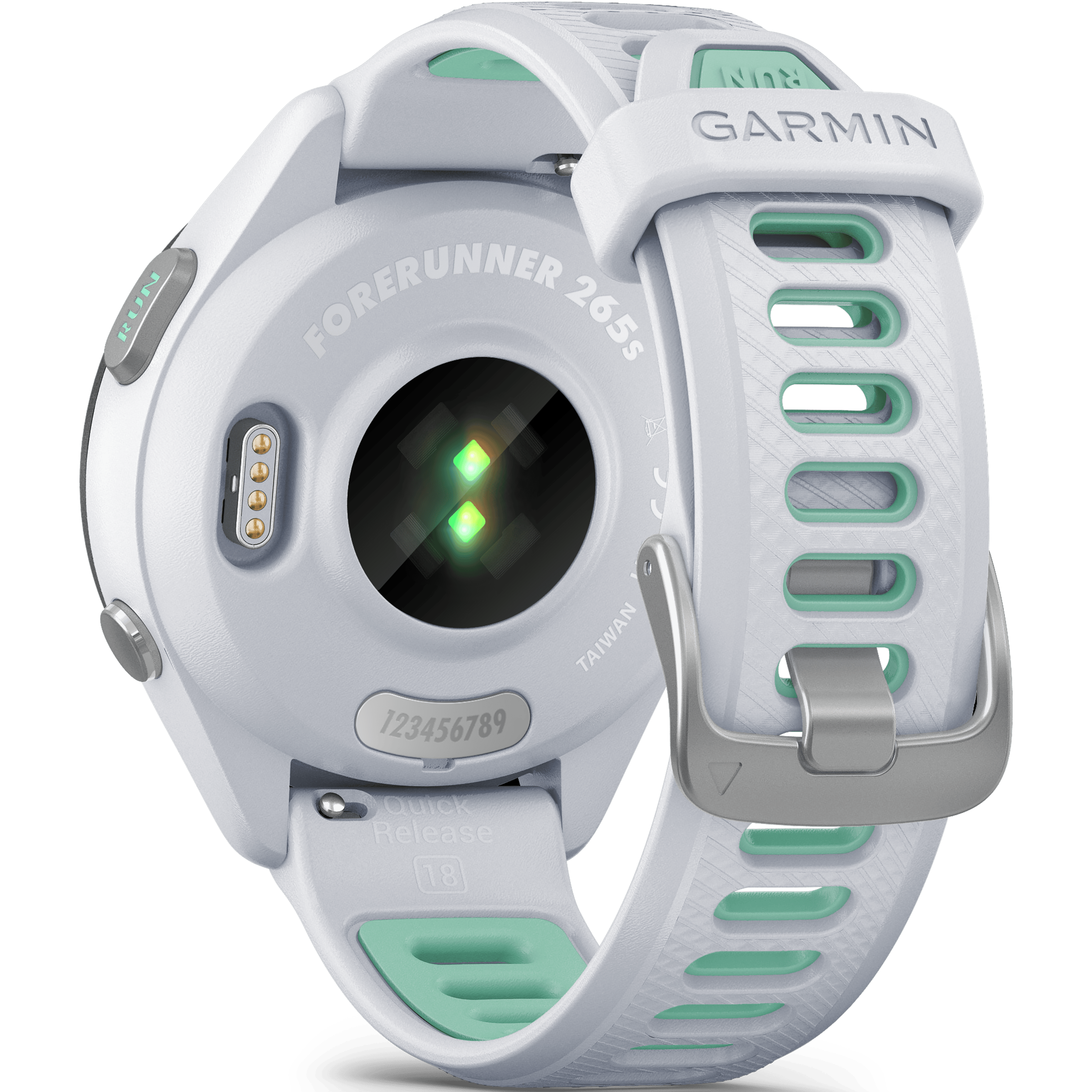 שעון ספורט חכם Garmin Forerunner 265S GPS 41mm - צבע לבן שנתיים אחריות ע