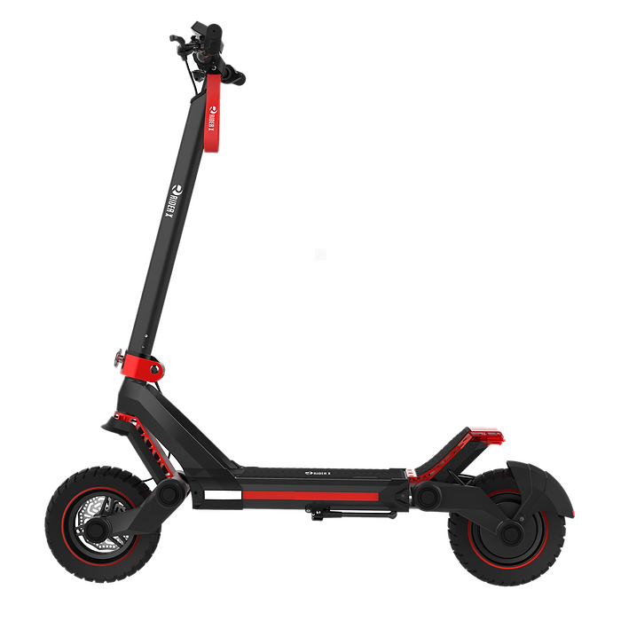 קורקינט חשמלי מתקפל Rider X G3 48V/18A - צבע שחור עם אדום שנה אחריות עי היבואן הרשמי 