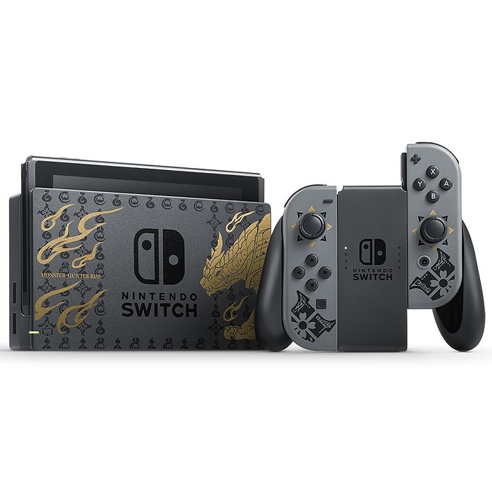 קונסולת משחק Nintendo Switch Monster Hunter Rise Special Edition - צבע שחור 