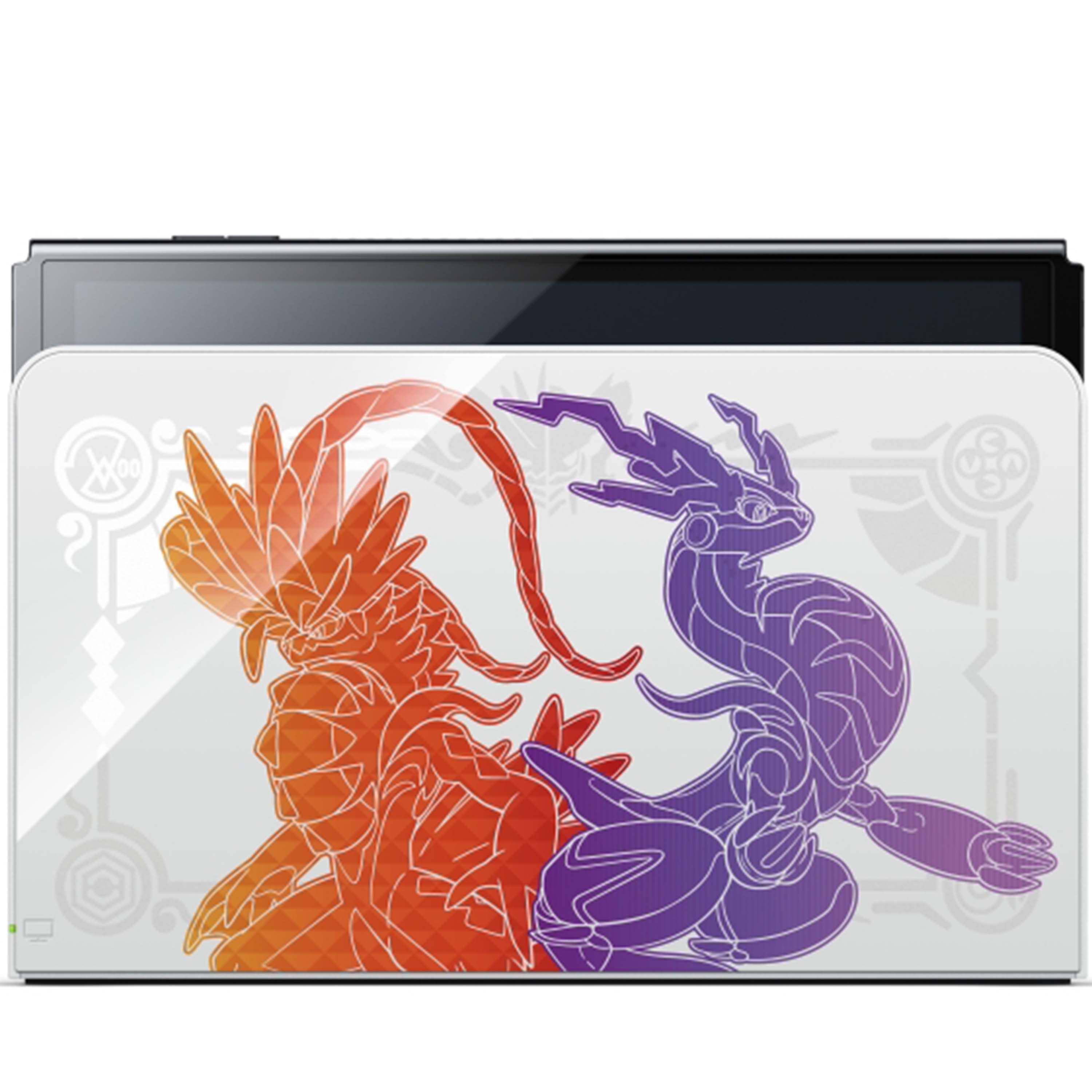 קונסולה Nintendo Switch OLED: Pokémon Scarlet & Pokémon Violet Edition - מהדורה מיוחדת שנתיים אחריות ע