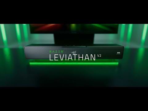 מקרן קול וסאב וופר Razer Leviathan V2 RGB THX 7.1 - צבע שחור שנתיים אחריות ע