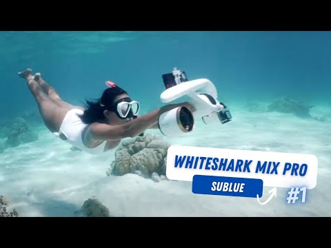 סקוטר תת ימי חשמלי Sublue WhiteShark MixPro - צבע לבן שנה אחריות ע