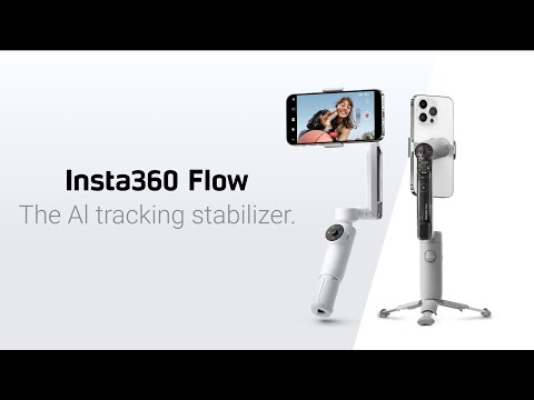 מייצב לסמארטפון Insta360 Flow AI Creator Kit - צבע אפור בהיר שנה אחריות ע