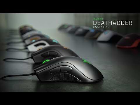 עכבר גיימינג חוטי Razer Deathadder Essential - צבע שחור שנתיים אחריות ע